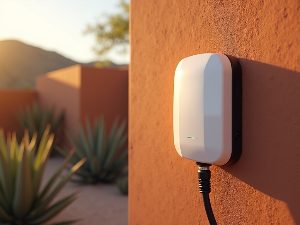 Cave Creek, AZ A Level 2 EV charger installation demonstrating professional electrical troubleshooting and upgrade work at a Cave Creek Arizona estate