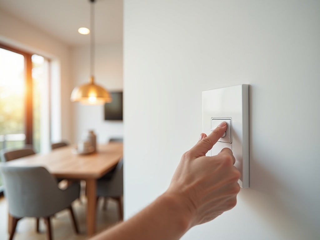 Lighting Installation Smart dimmer switch installation as part of a complete residential lighting installation project in a high-end Maricopa County home