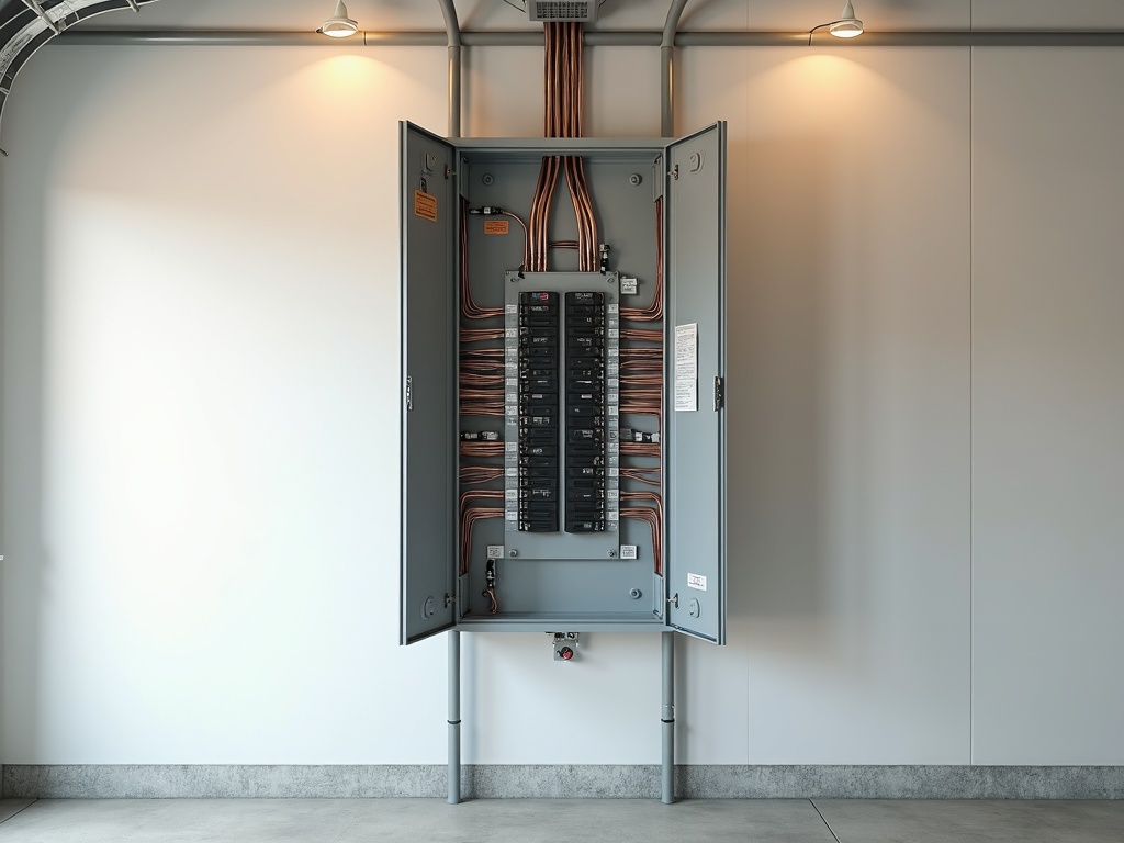 New Construction & Remodeling Electrical A newly installed and labeled 200-amp breaker panel completed as part of a new construction and remodeling electrical service upgrade in a Scottsdale home.