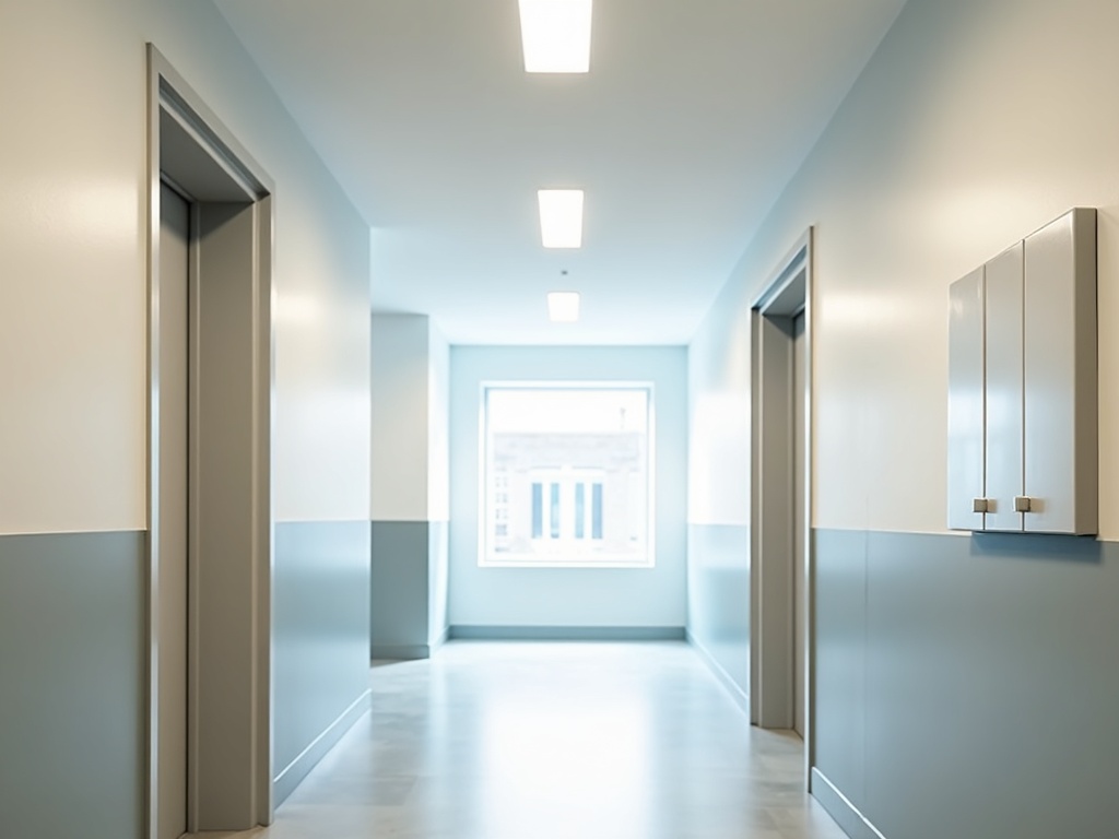 Completed tenant improvement electrical services in a new medical office suite featuring recessed LED lighting and a permitted panel installation in North Scottsdale Arizona