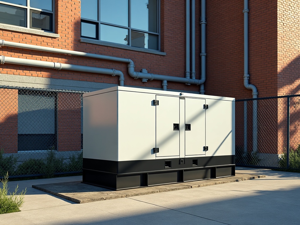 Diesel Backup Generators A commercial-grade diesel backup generator installed outside a medical office building in Scottsdale, AZ, providing reliable standby power for critical operations
