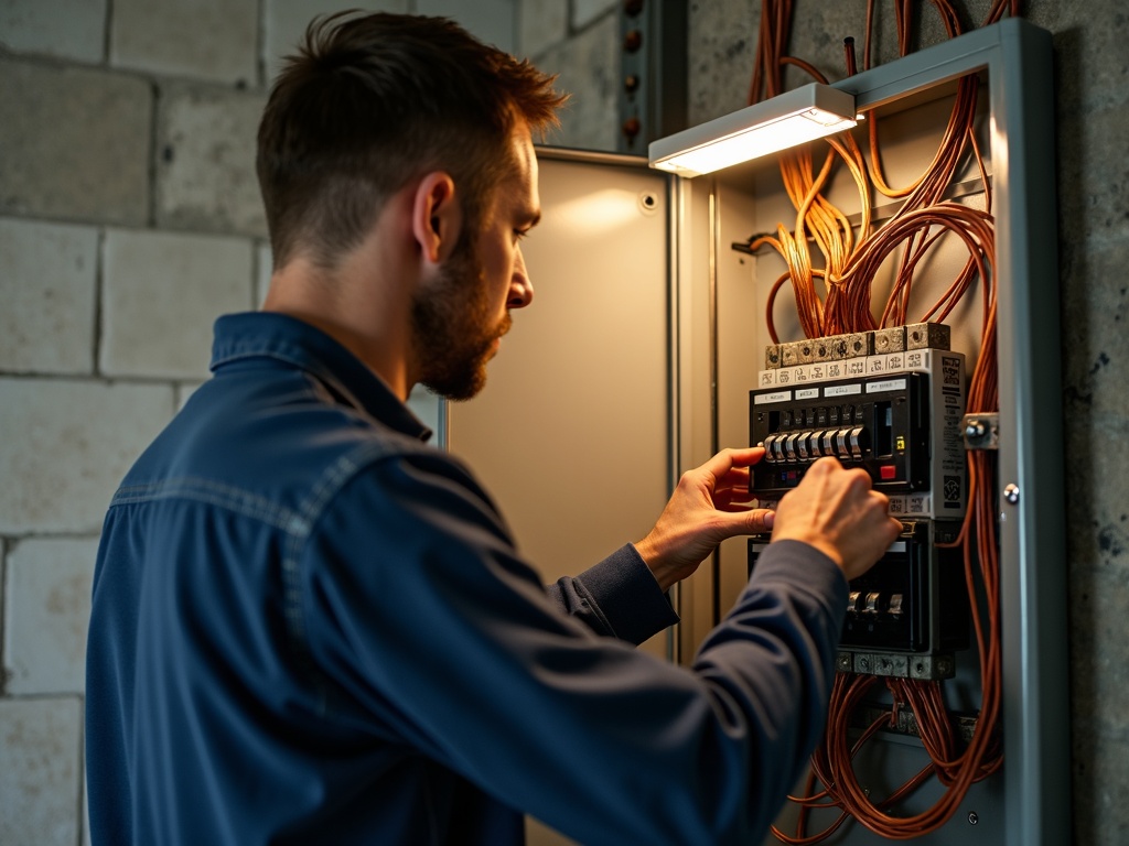 What Dental and Medical Offices Need from Their Electrical System A licensed electrician installing dedicated circuits for clean power for medical devices inside a modern dental office treatment room in Scottsdale.