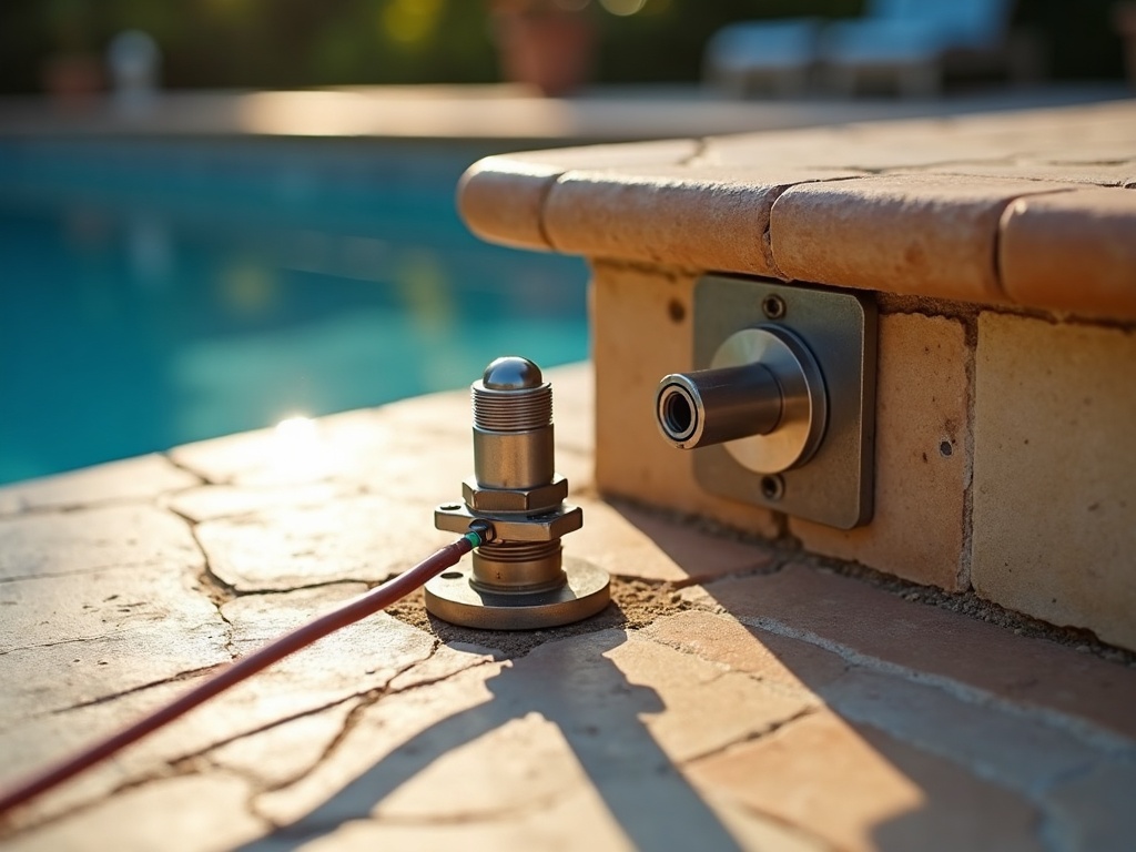 Hot Tub Electrical: Disconnect Boxes, Bonding, and Why the Code Is Strict A licensed electrician installing a hot tub disconnect box on a stucco wall beside a backyard spa under a clear Arizona sky