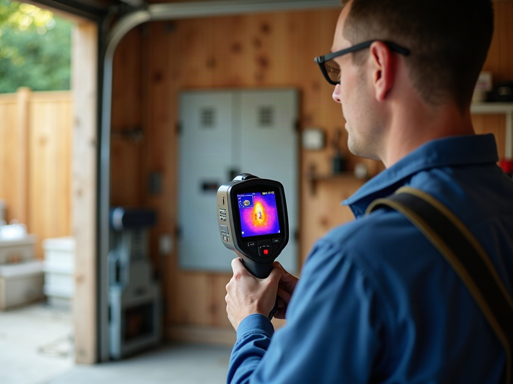 NEMA 6-50 vs. NEMA 14-50: Which Outlet Your EV Charger Actually Needs A licensed electrician completing a NEMA 6-50 outlet installation on a residential garage wall, with conduit and panel work visible in the background.