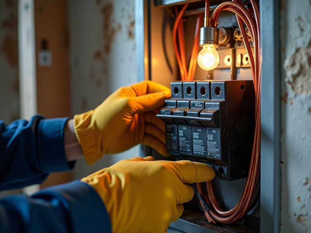 Wi-Fi EV Chargers: What the Electrical Installation Involves Beyond Plugging One In A licensed electrician completing a wifi EV charger installation on a garage wall in a Scottsdale home, with conduit neatly routed to the electrical panel.