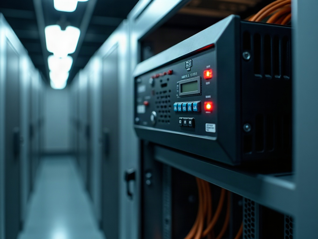 Commercial UPS Systems: What They Are and When a Business Actually Needs One Licensed electrician completing a commercial UPS system installation in a Scottsdale business electrical room, connecting battery backup hardware to a commercial panel
