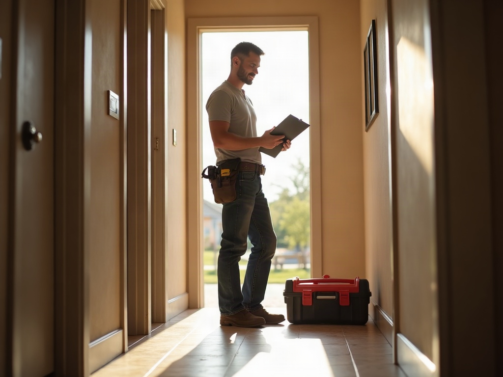 How to Check if an Arizona Electrical Contractor Is Actually Licensed Licensed electrician using a thermal imaging camera to inspect a residential panel, illustrating the process of checking an how to check Arizona electrical contractor license