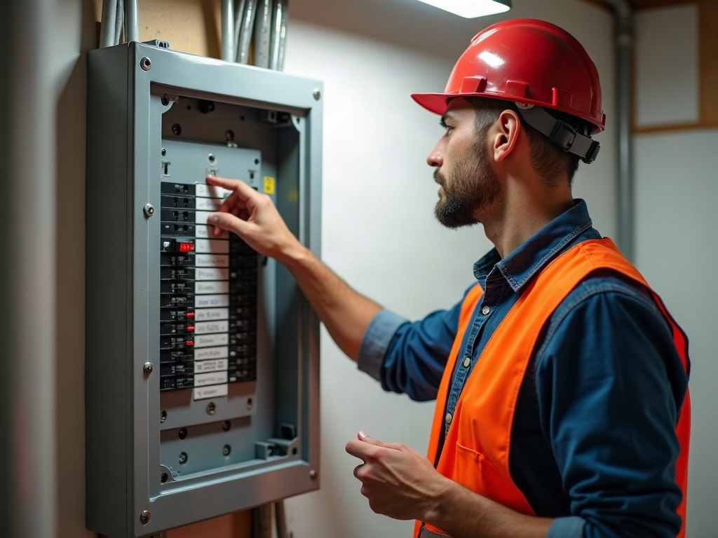 Why Pulling Your Own Electrical Permit in Arizona Usually Backfires A licensed electrician reviewing a printed electrical permit application, illustrating how to get permit for electrical work in an Arizona home