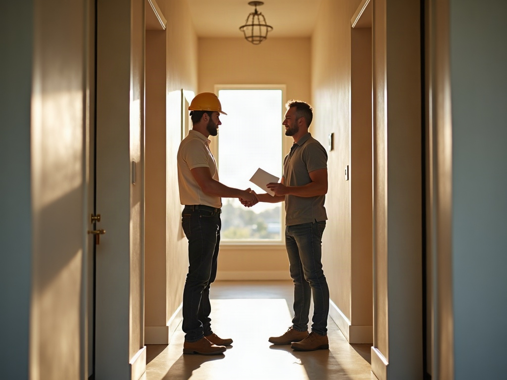 Why Pulling Your Own Electrical Permit in Arizona Usually Backfires A licensed electrician reviewing a printed electrical permit application, illustrating how to get permit for electrical work in an Arizona home